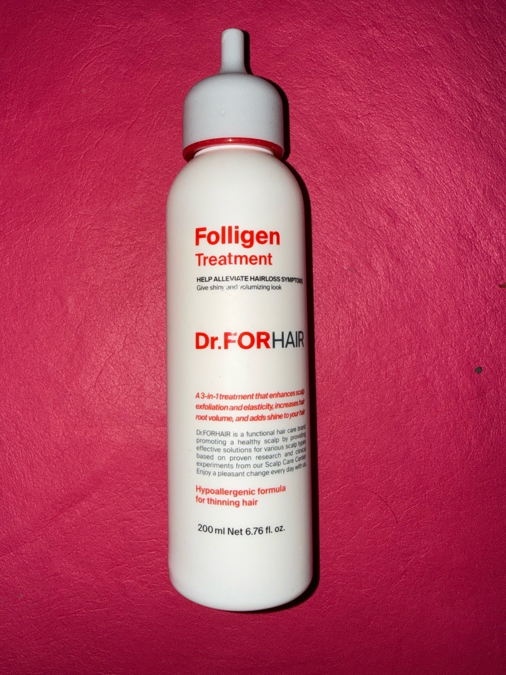 Folligen Treatment - Dr For Hair. 
Opened, Unused. Retails for $58
